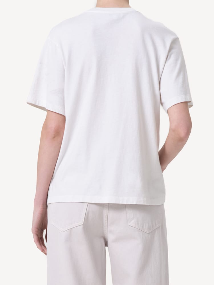 AGOLDE White Jay T-Shirt - Image 2 of 6 AGOLDE White Jay T-Shirt - Image 2 of 6