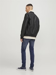 JACK & JONES Blue Liam Skinny Fit Jeans - Image 2 of 5