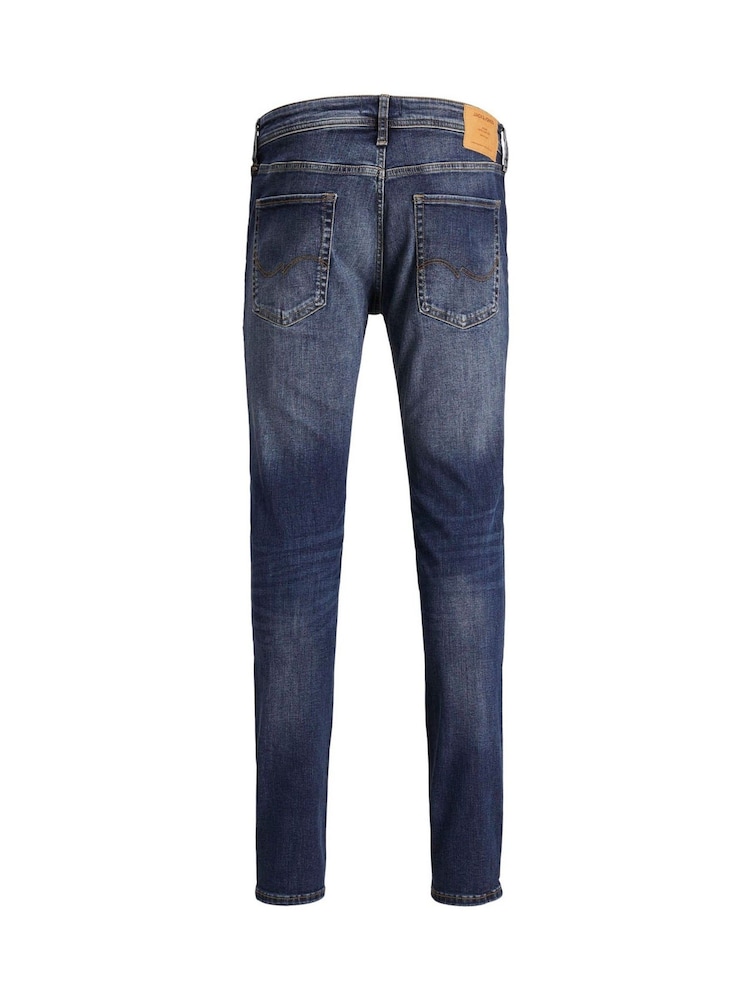 Buy JACK JONES Blue Liam Skinny Fit Jeans from Next India