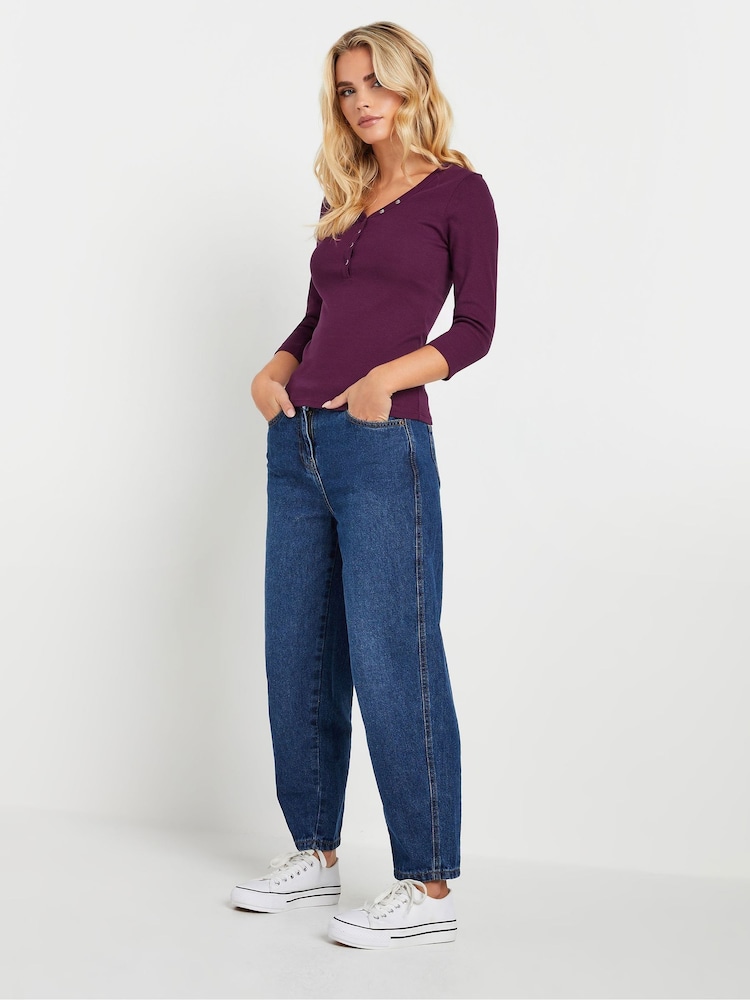 حزمة من 2 رداء علوي Henley وكُم طويل من PixieGirl Petite - Image 5 of 8