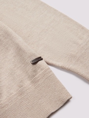 Duchamp Light Grey Crew Neck Knit Jumpers - Image 4 of 5