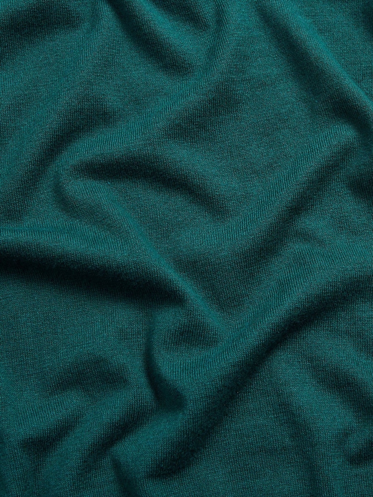 Duchamp Green Duchamp Quarter Zip Funnel Neck Black Jumper - Image 5 of 5