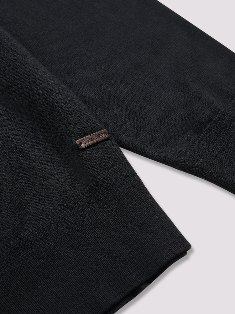 Duchamp Black Crew Neck Knit Jumpers - Image 4 of 5