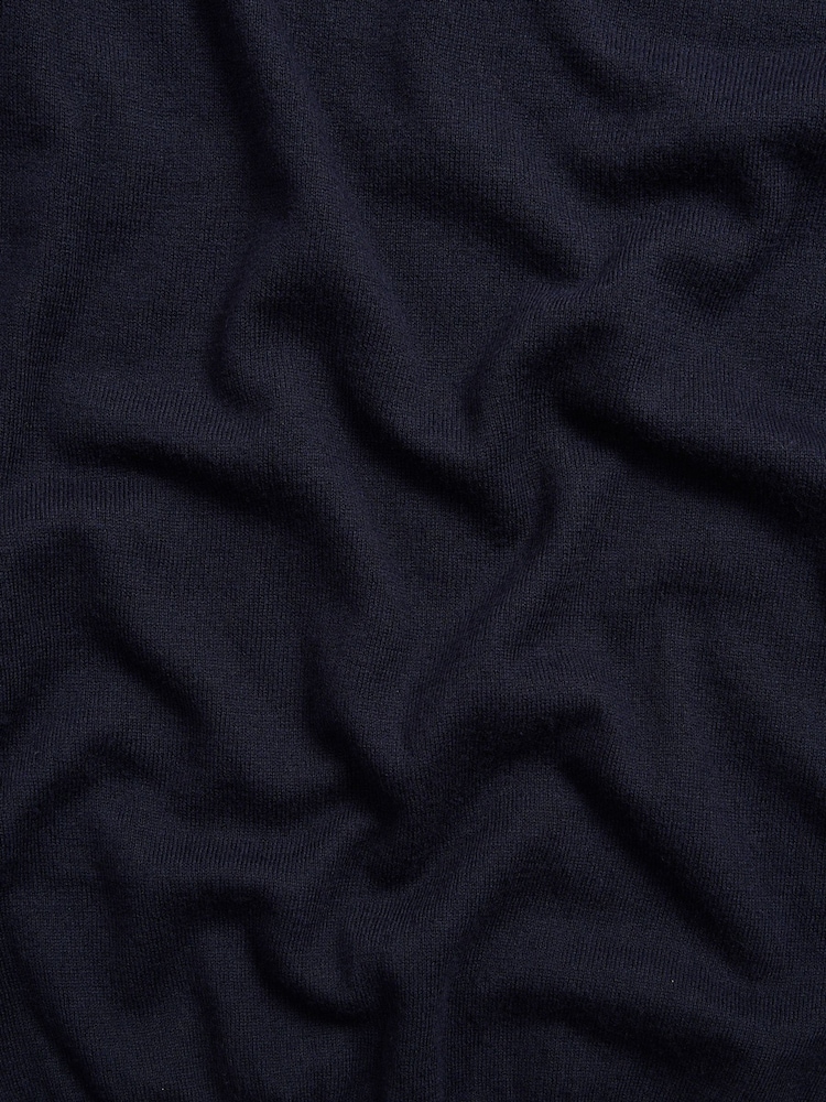 Duchamp Blue Duchamp Long Sleeve Knit Polo Shirt - Image 5 of 5 Duchamp Blue Duchamp Long Sleeve Knit Polo Shirt - Image 5 of 5