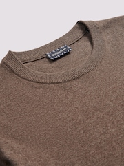 Duchamp Brown Crew Neck Knit Jumpers - Image 3 of 5
