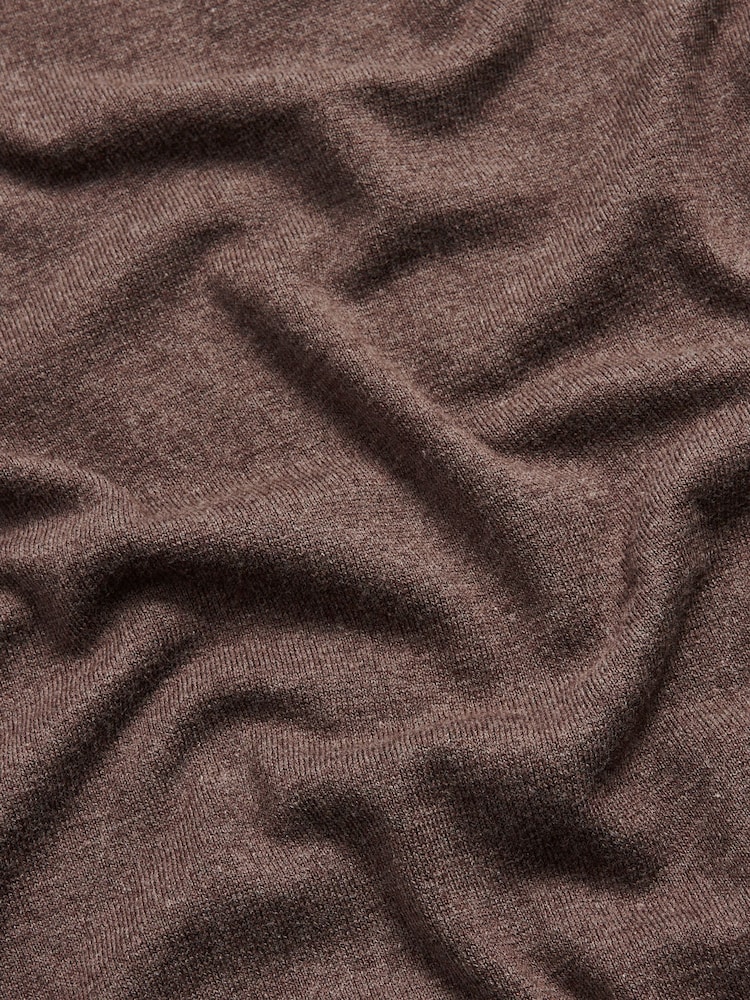 Duchamp Brown Duchamp Quarter Zip Funnel Neck Black Jumper - Image 5 of 5