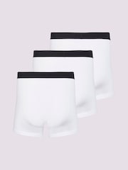 Duchamp White Duchamp Luxury Cotton Boxer White Briefs 3 Pack - Image 3 of 4