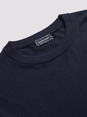 Duchamp Blue Crew Neck Knit Jumpers - Image 4 of 5