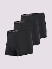 Duchamp Black Duchamp Luxury Cotton Boxer White Briefs 3 Pack - Image 1 of 4