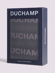 Duchamp Black Duchamp Luxury Cotton Boxer White Briefs 3 Pack - Image 3 of 4