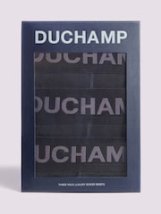 Duchamp Black Duchamp Luxury Cotton Boxer White Briefs 3 Pack - Image 4 of 4