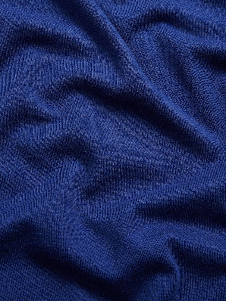 Duchamp Blue Duchamp Quarter Zip Funnel Neck Black Jumper - Image 5 of 5