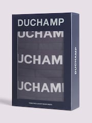 Duchamp Blue Duchamp Luxury Cotton Boxer White Briefs 3 Pack - Image 2 of 4