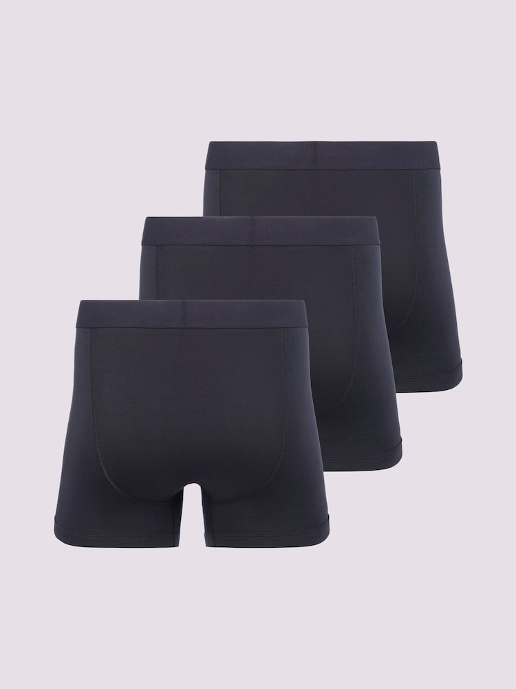 Duchamp Blue Duchamp Luxury Cotton Boxer White Briefs 3 Pack - Image 3 of 4