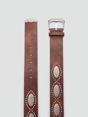 Mango Brown Western Belt - Image 3 of 4