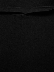 Mango Black Fine Knit Hooded Sweater - Image 5 of 5