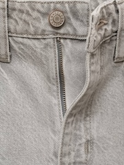 Mango Grey Barrell Leg 100% Cotton Jeans - Image 7 of 7