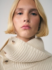 Mango Cream Asymetric Sweater - Image 4 of 7