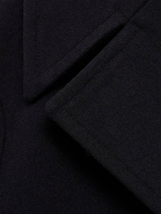 Mango Blue Double-Breasted Wool Coat - Image 7 of 7