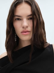 Mango Black Party Off The Shoulder Top - Image 4 of 7