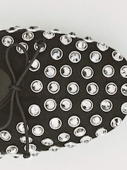 Mango Black Studded Mesh Ballerina Shoes - Image 3 of 4