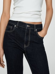Mango Black Violet High-Rise Flared Jeans - Image 4 of 7