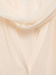 Mango Cream Blouse with puffed sleeves and bow - Image 7 of 7