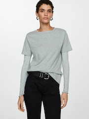 Mango Black Alex Mid Rise Flared Jeans - Image 3 of 7
