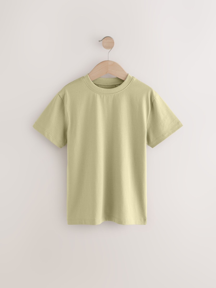 Khaki Green Regular Fit Short Sleeve T-Shirt (3-16yrs) - Image 1 of 4