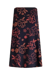 Weird Fish Blue Malmo Organic Printed Jersey Skirt - Image 3 of 3