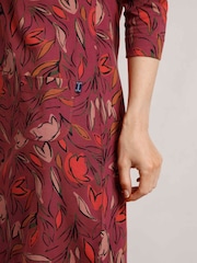 Weird Fish Pink Starshine Printed Jersey Dress - Image 4 of 6