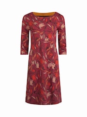 Weird Fish Pink Starshine Printed Jersey Dress - Image 5 of 6