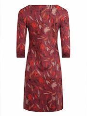 Weird Fish Pink Starshine Printed Jersey Dress - Image 6 of 6