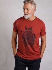 Castanho - Camiseta gráfica do Lenhador Weird Fish Weird Fish - Imagem 3 de 6