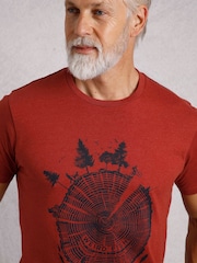 Castanho - Camiseta gráfica do Lenhador Weird Fish Weird Fish - Imagem 4 de 6