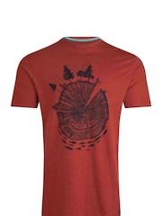 Castanho - Camiseta gráfica do Lenhador Weird Fish Weird Fish - Imagem 5 de 6