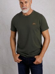 Weird Fish Green Fished Branded 100% Cotton T-Shirt - Image 1 of 6