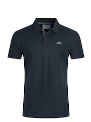 Weird Fish Dark Blue Miles 100% Cotton Pique Polo Shirt - Image 7 of 8