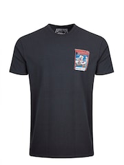 Weird Fish Blue Weird Fish Quack To The Future Heritage Wash Artist 100% Cotton T-Shirt - Image 6 of 7