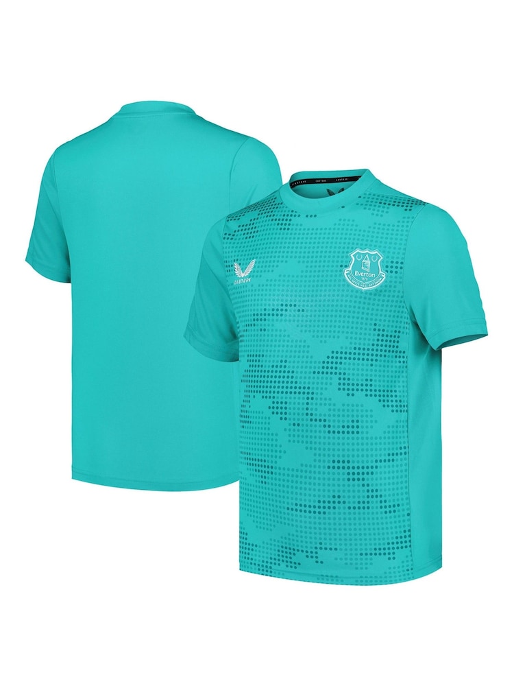 Castore Blue Kids Everton Away Goalkeeper Shirt 2024-25 - Image 1 of 3