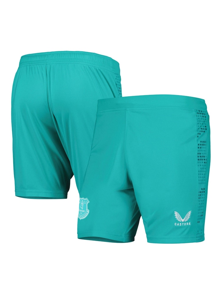 Castore Blue Everton Away Goalkeeper Shorts 2024-25 - Image 1 of 4