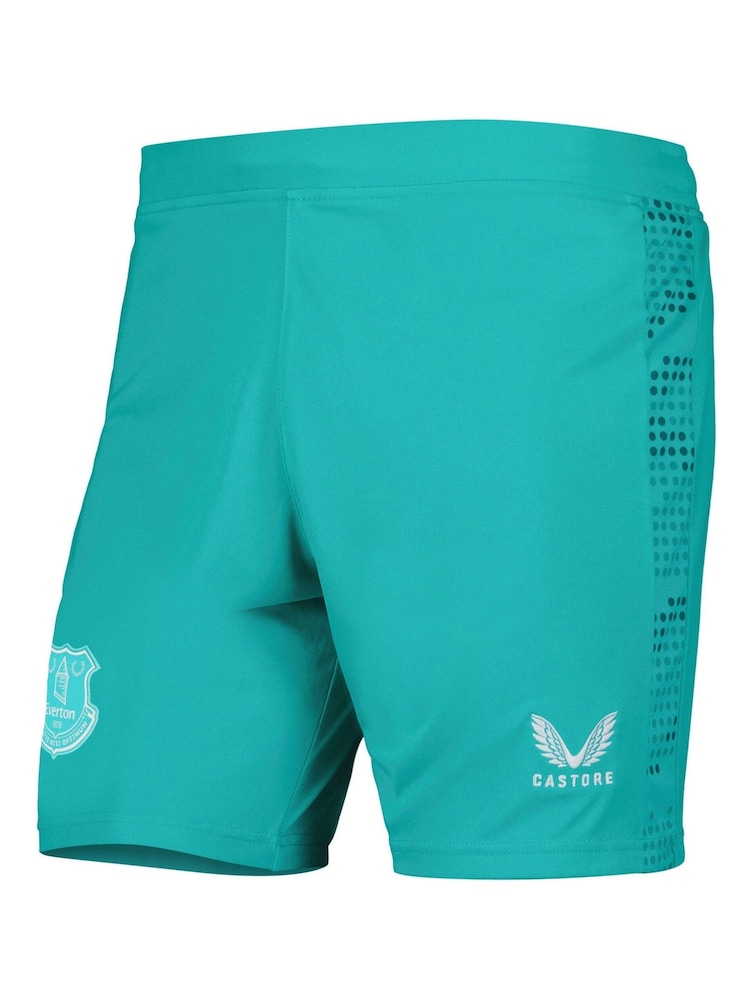 Castore Blue Everton Away Goalkeeper Shorts 2024-25 - Image 2 of 4