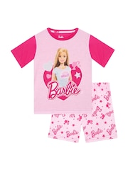 Character Pink Barbie Heart Short Pyjamas - Image 1 of 5