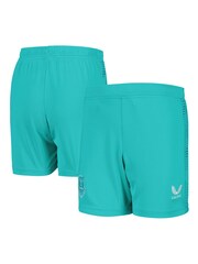 Castore Green Kids Everton Away Goalkeeper Shorts 2024-25 - Image 1 of 3