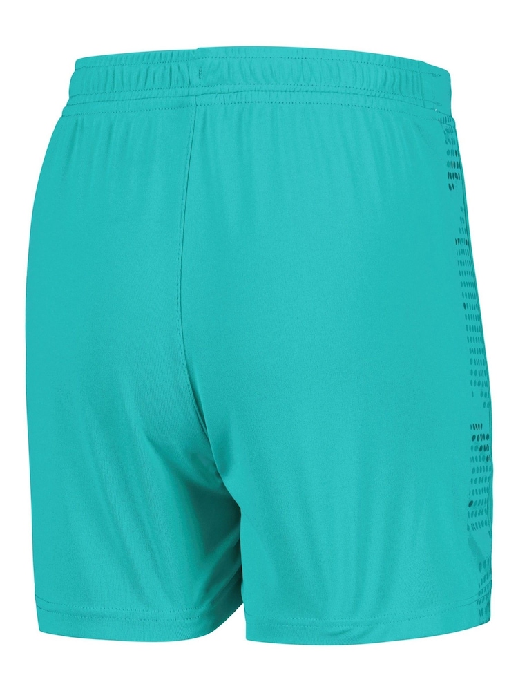 Castore Green Kids Everton Away Goalkeeper Shorts 2024-25 - Image 2 of 3 Castore Green Kids Everton Away Goalkeeper Shorts 2024-25 - Image 2 of 3