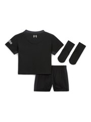 Nike Green Infants Liverpool Away Stadium Mini Kit 2024-25 - Image 3 of 3
