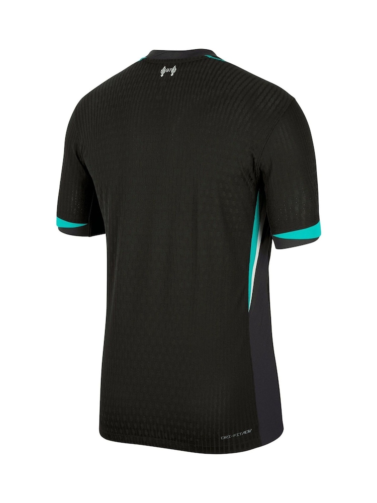 Nike Black Liverpool Away Dri-FIT ADV Match Shirt 2024-25 - Image 2 of 3