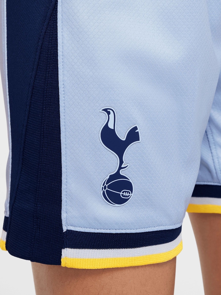 Nike Blue Kids Tottenham Hotspur Away Stadium Shorts 2024-25 - Image 4 of 4