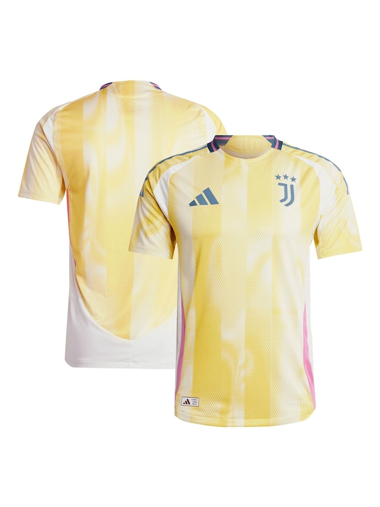 Buy adidas Yellow Juventus Away Authentic Shirt 2024-25 from the