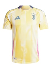 adidas Yellow Juventus Away Authentic Shirt 2024-25 - Image 4 of 5